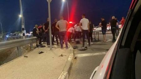 اصابة شابان من كفر مندا بحادث طرق